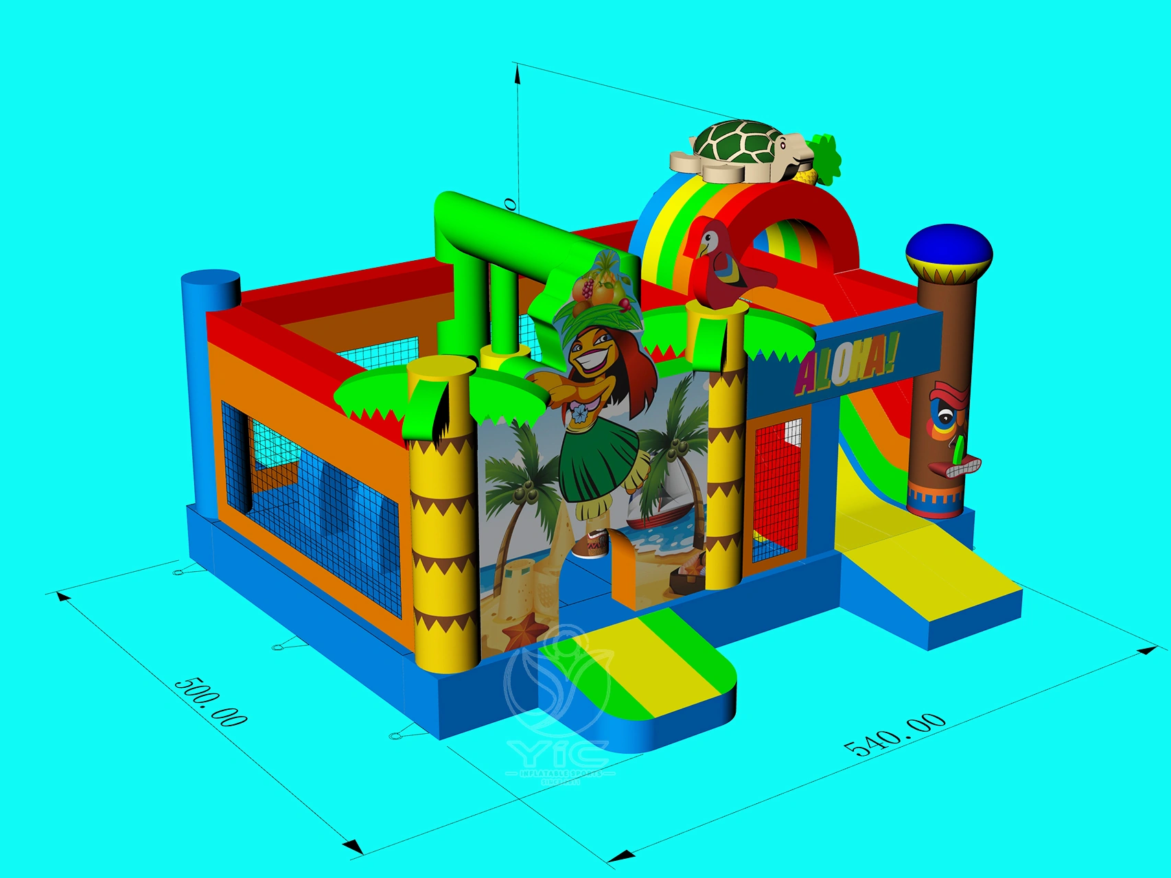 Aloha bounce house product photo 5