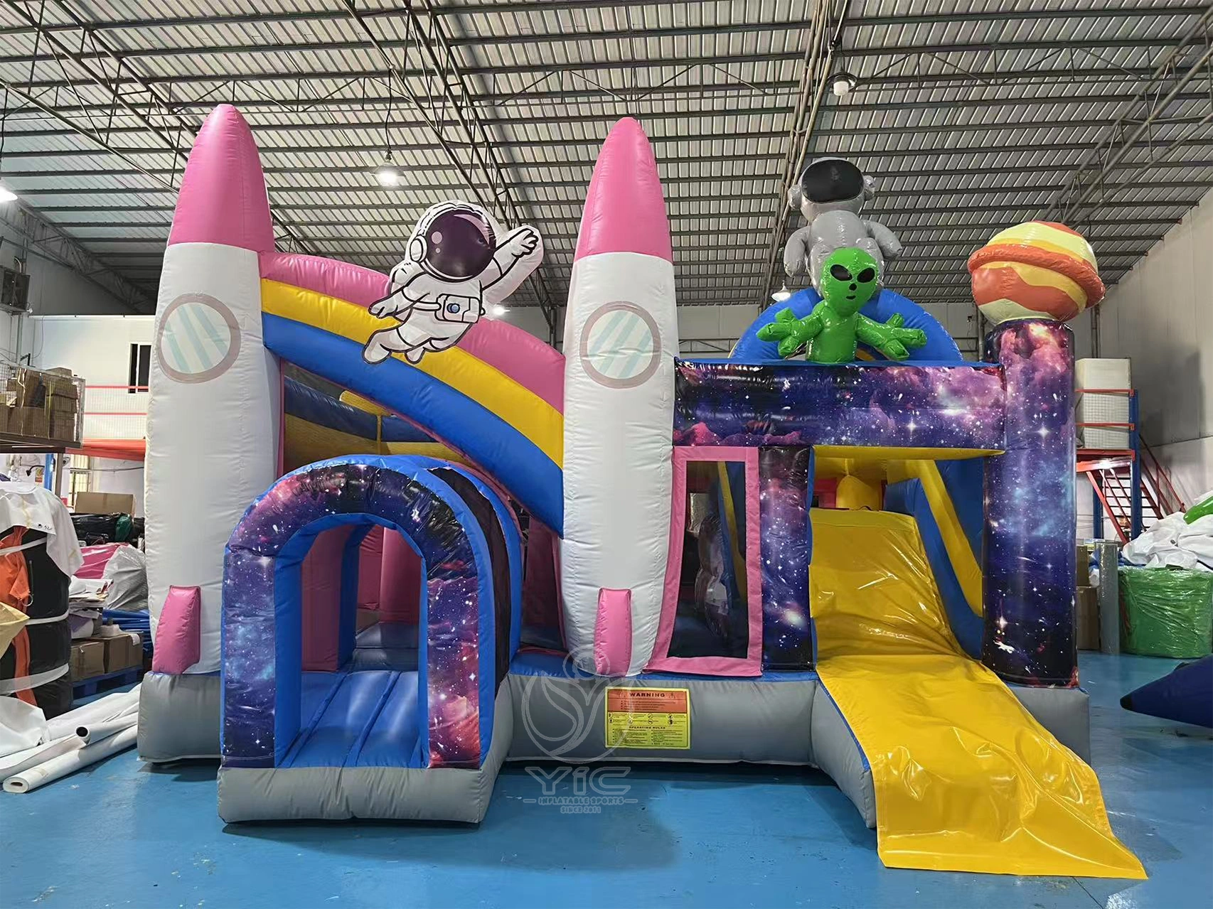 Rocket bounce house