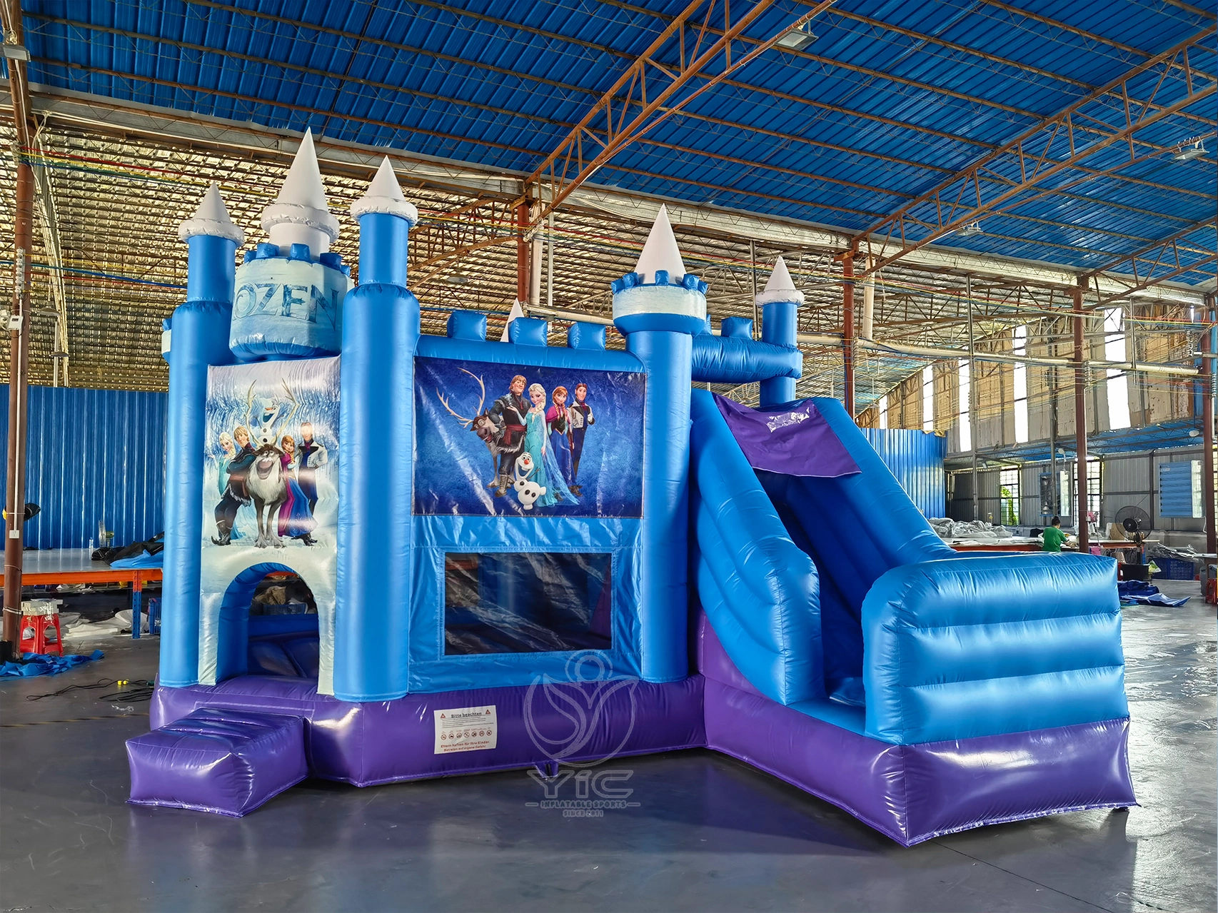Frozen combo bounce house