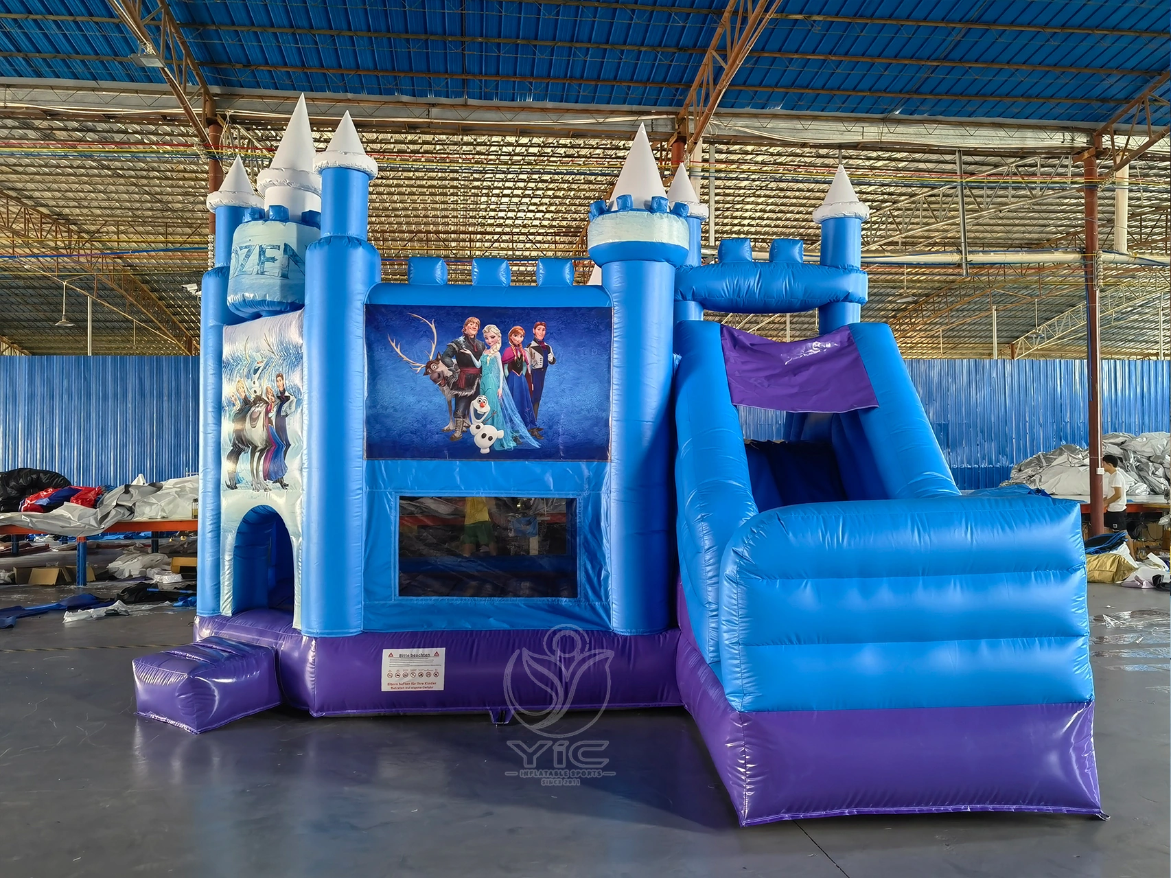 Frozen combo bounce house product photo 3
