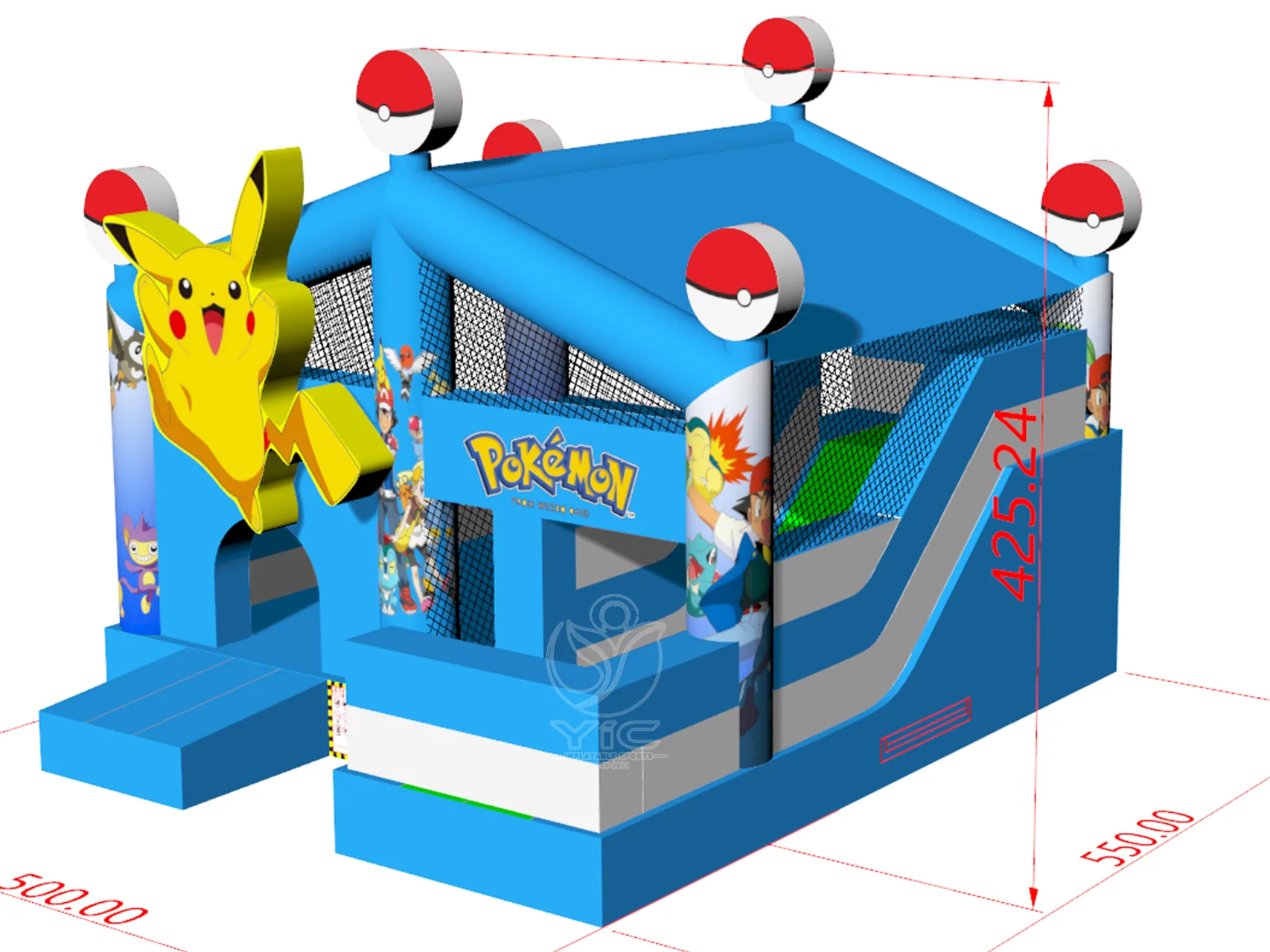 Pokemon bouncy castle product photo 5