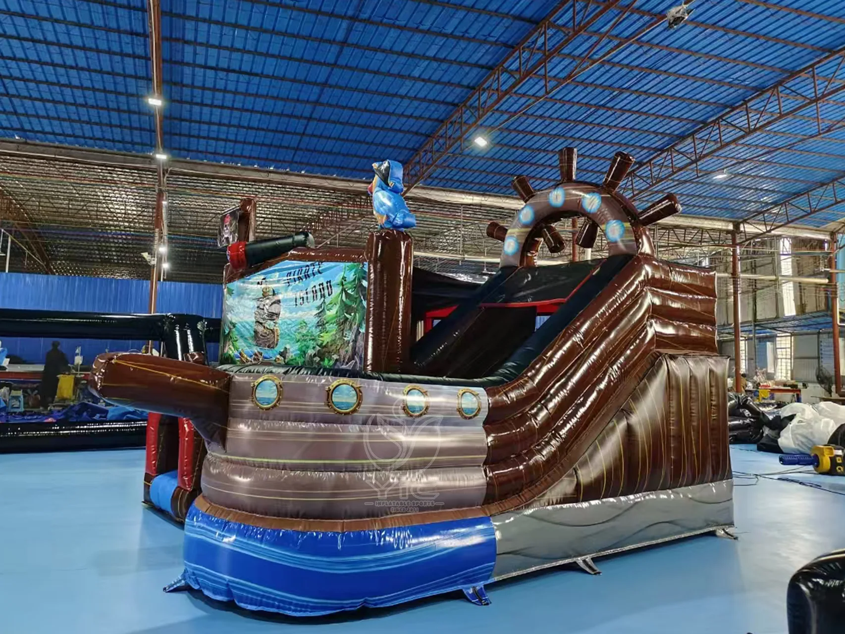Pirate ship bounce house rental product photo 2