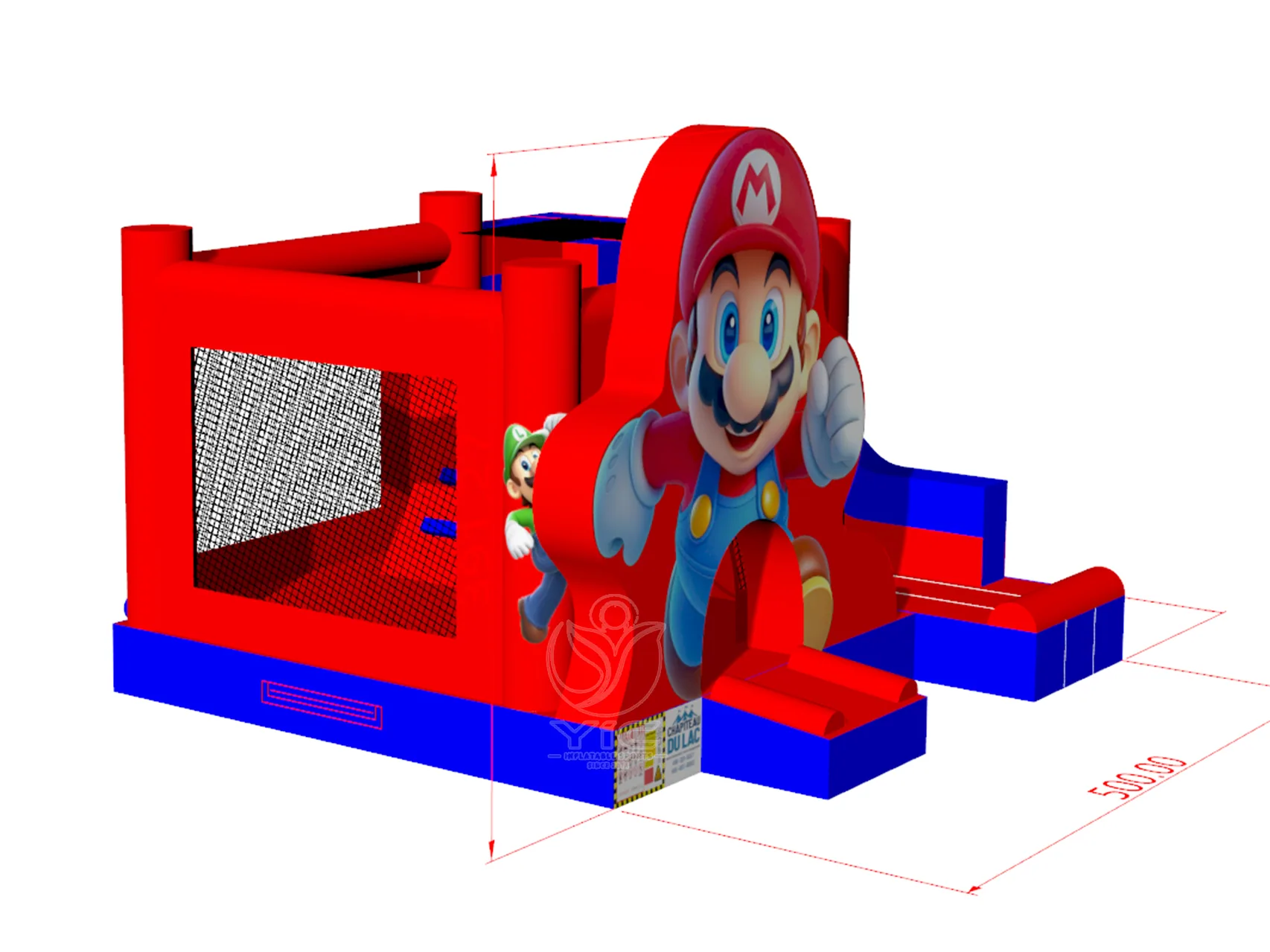 Super mario bounce house product photo 5
