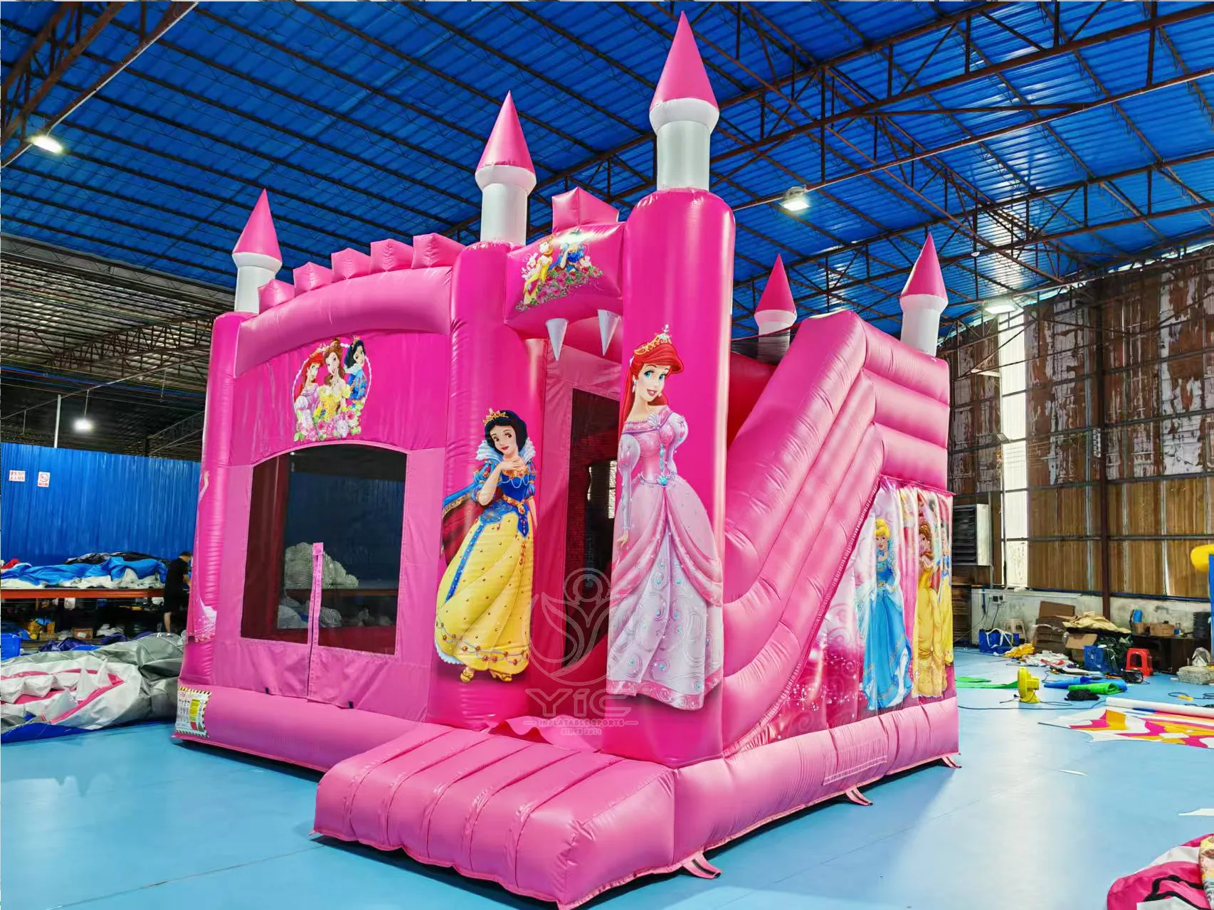 Disney princess bouncy castle hire product photo 2