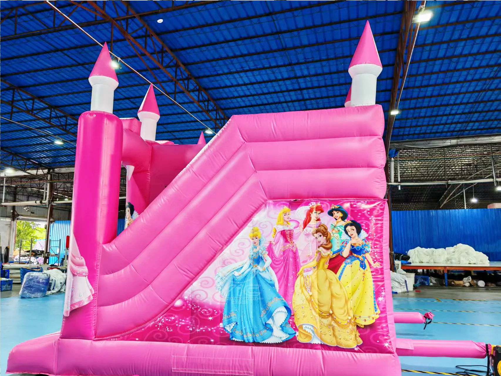 Disney princess bouncy castle hire product photo 3