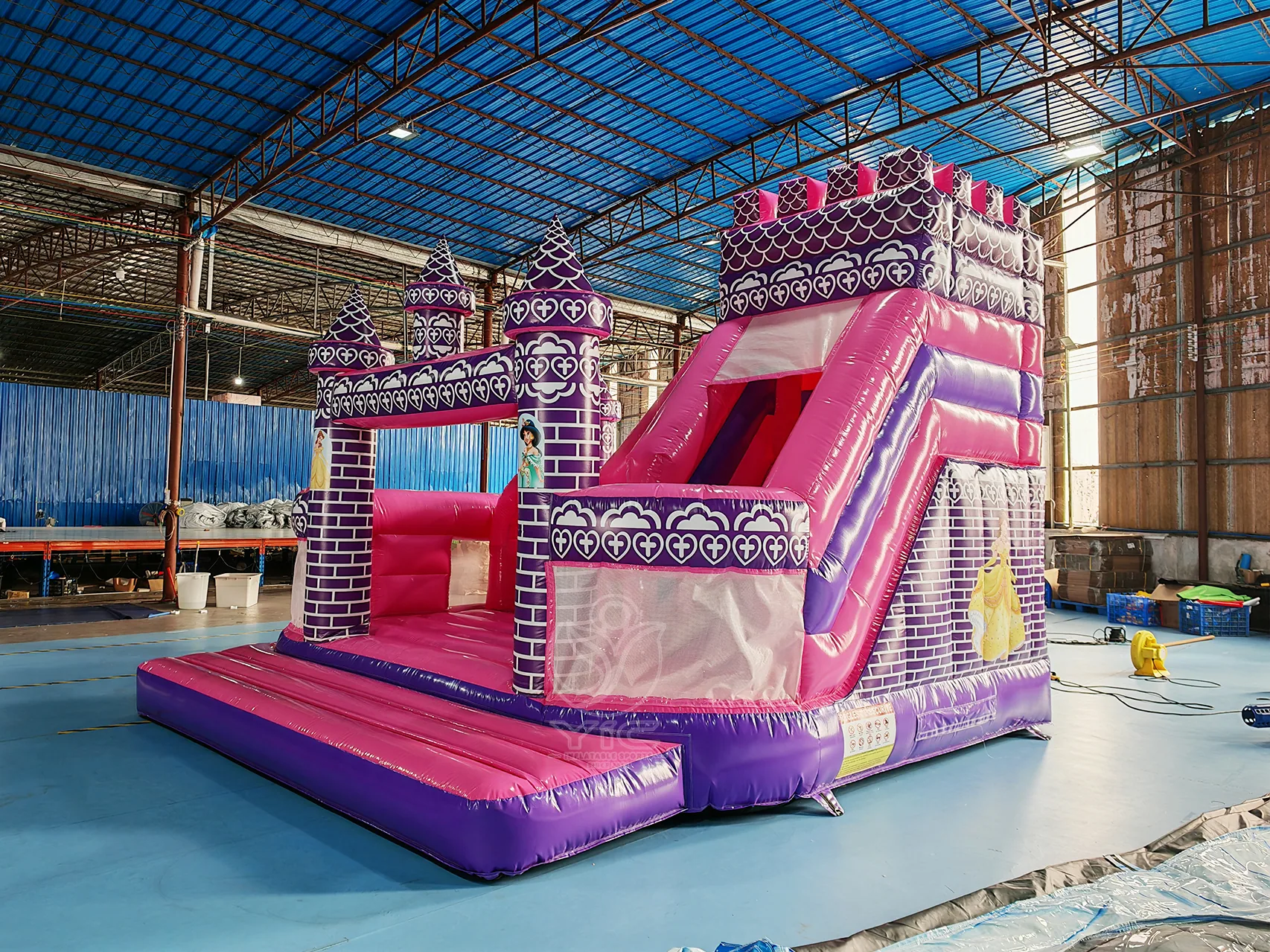 Princess castle bounce house rental product photo 2