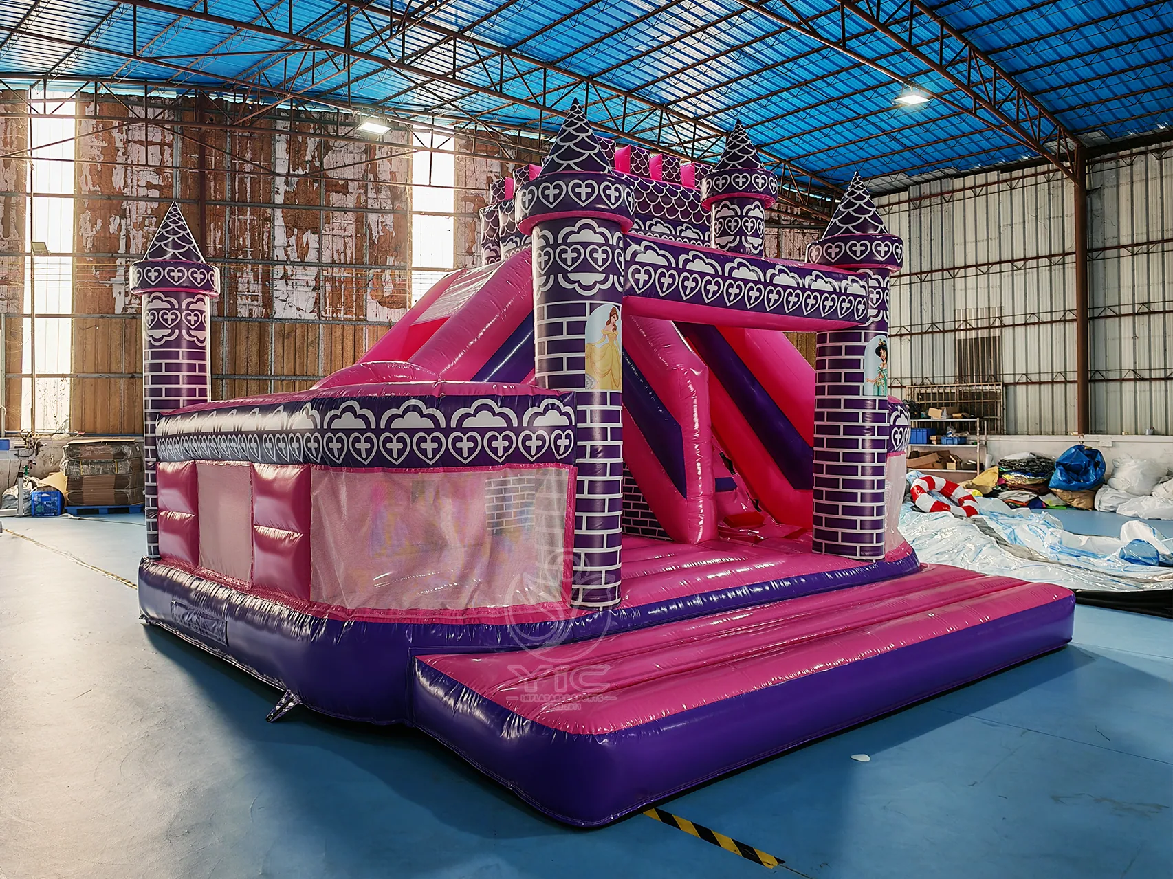 Princess castle bounce house rental product photo 3