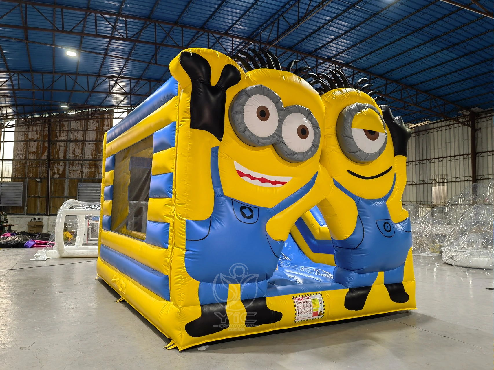 Minion bounce house with slide product photo 3
