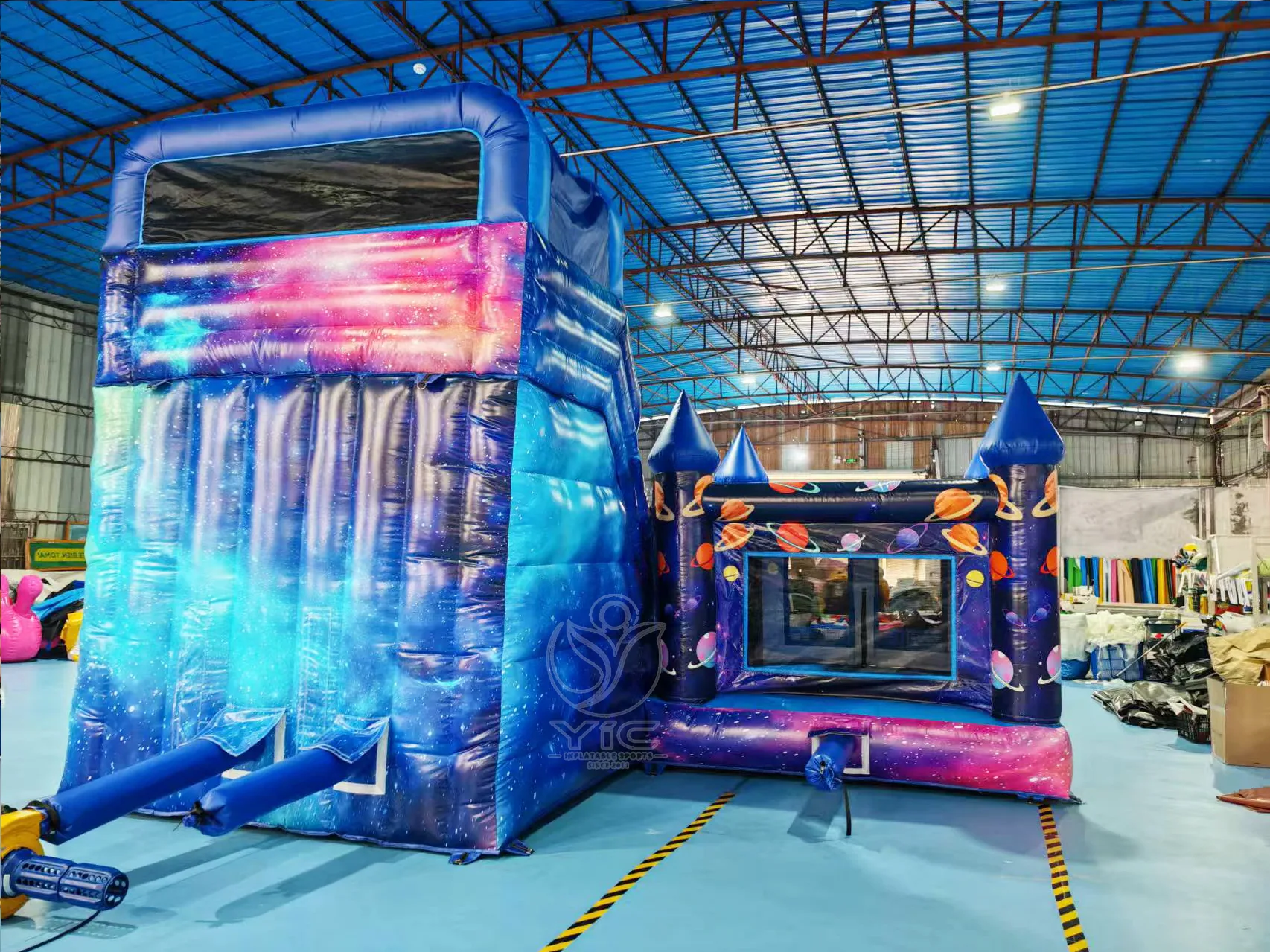 Space themed bouncy castle product photo 4