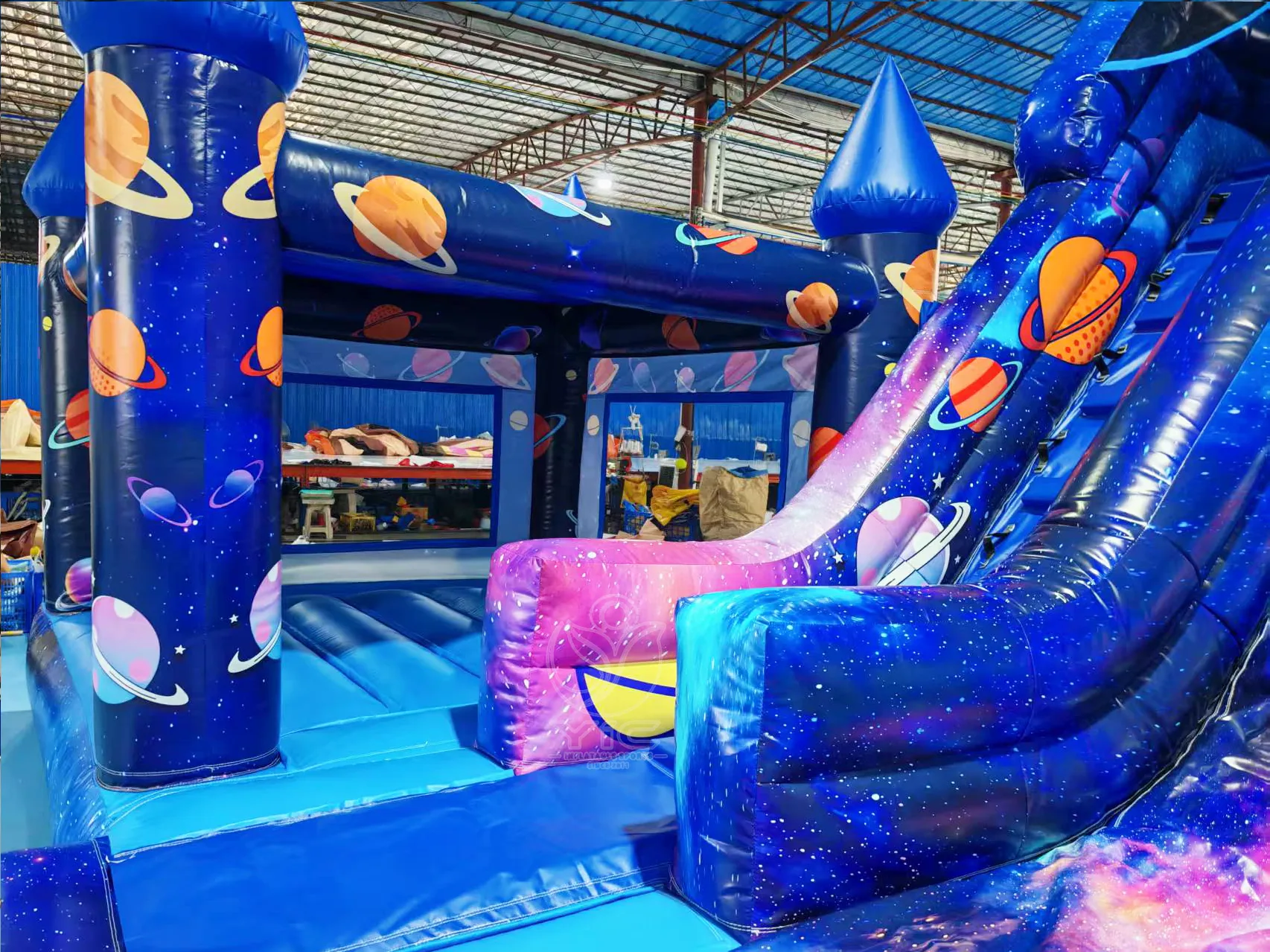 Space themed bouncy castle product photo 5