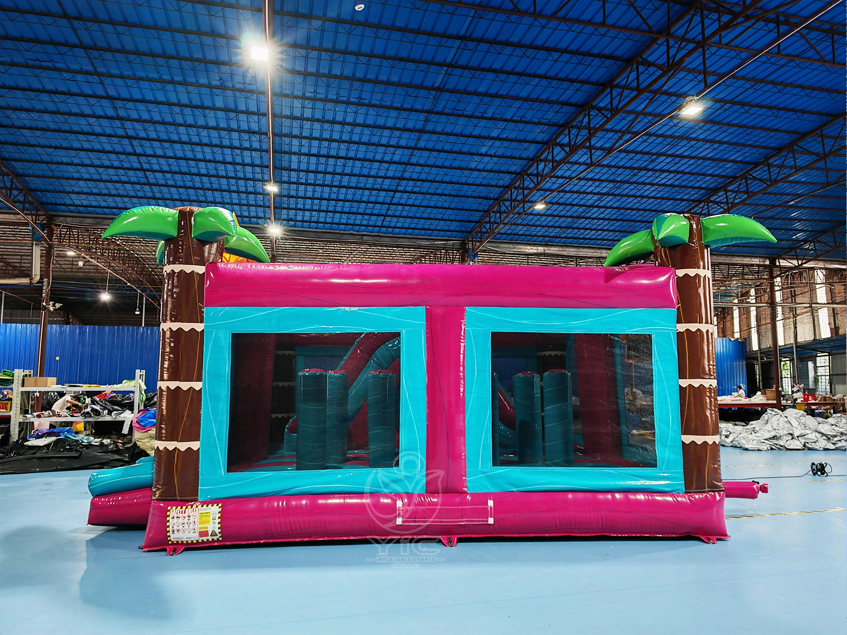 Beach themed bounce house product photo 3
