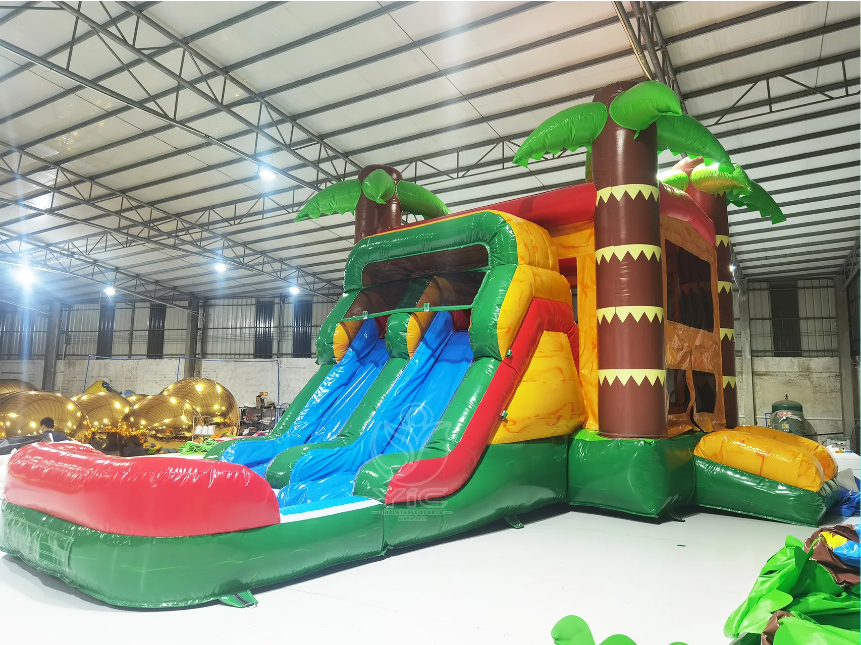 Tropical combo bounce house product photo 2