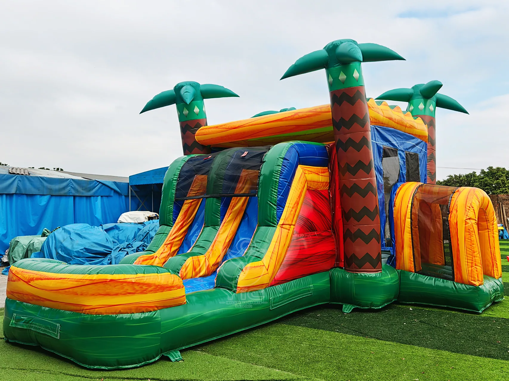 Tropical bouncy castle product photo 2