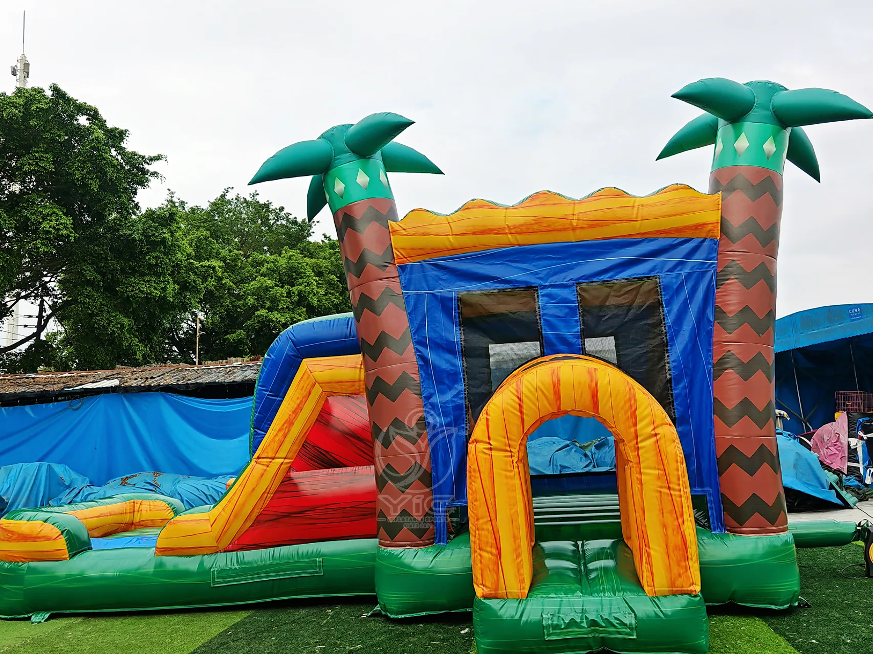 Tropical bouncy castle product photo 3