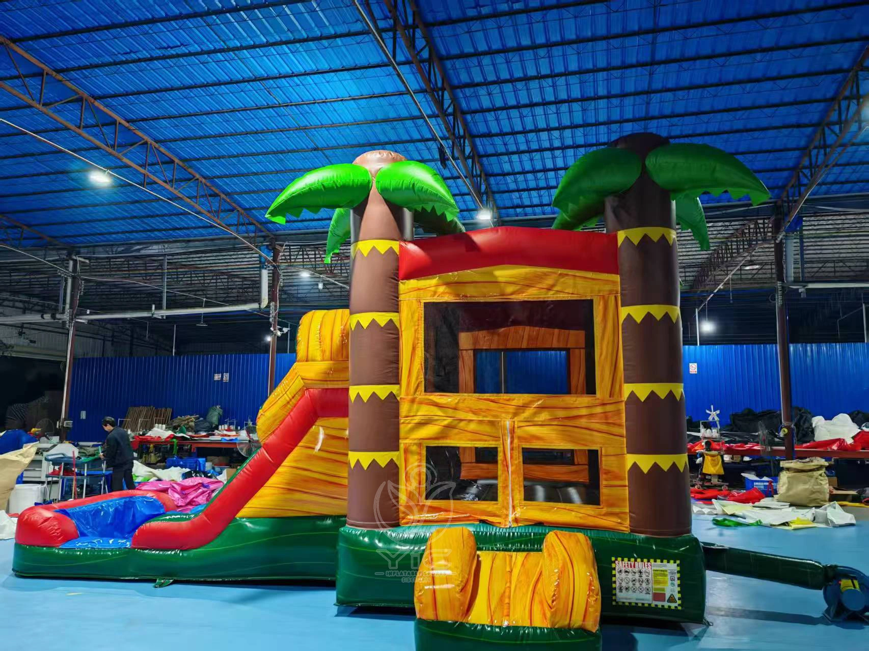 Tropical themed bounce house product photo 4