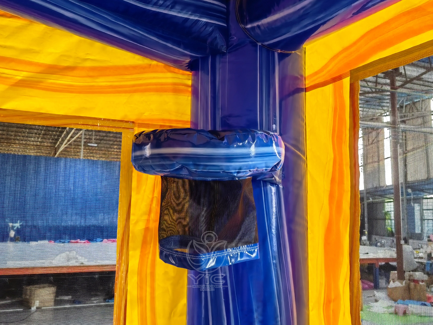 Commercial bouncy castle with slide product photo 4