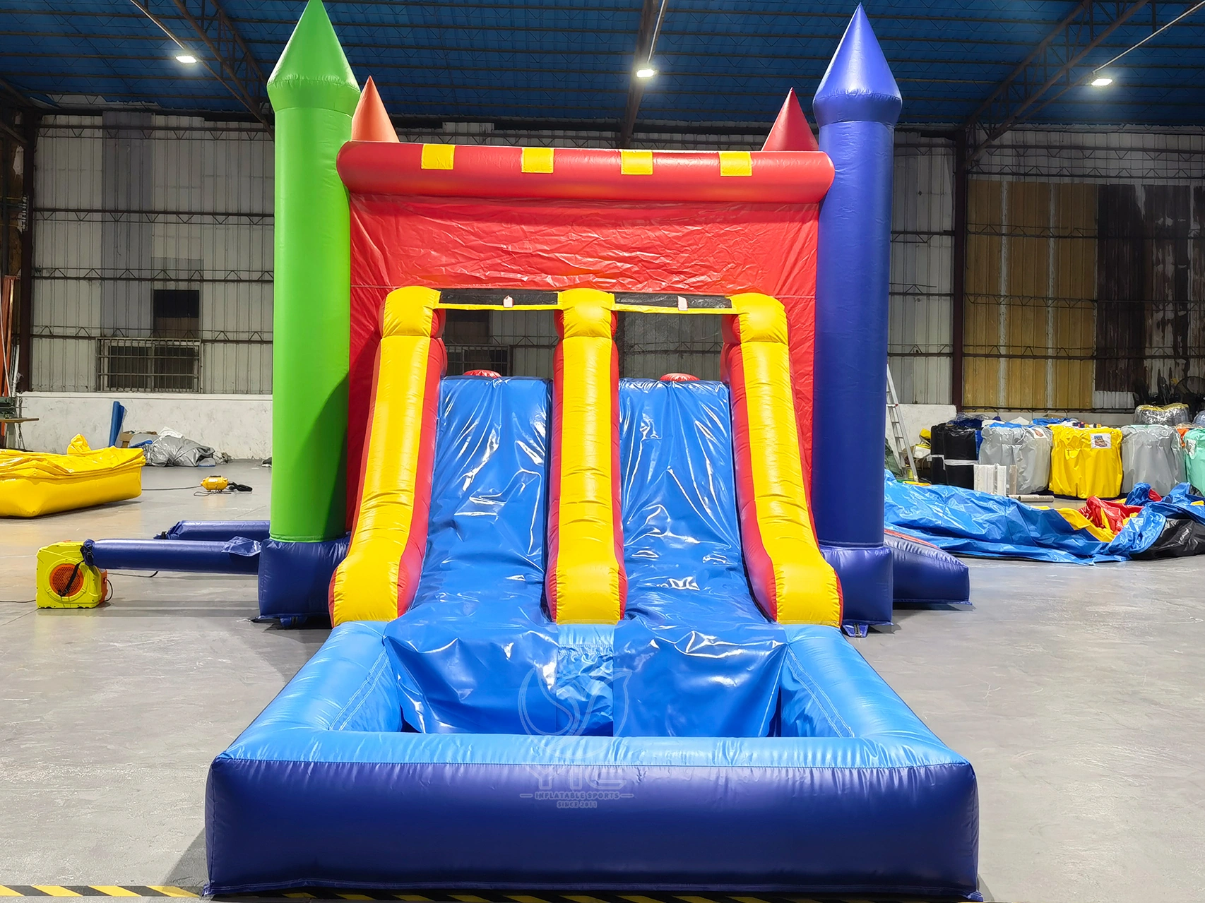 Inflatable bounce house water slide product photo 2