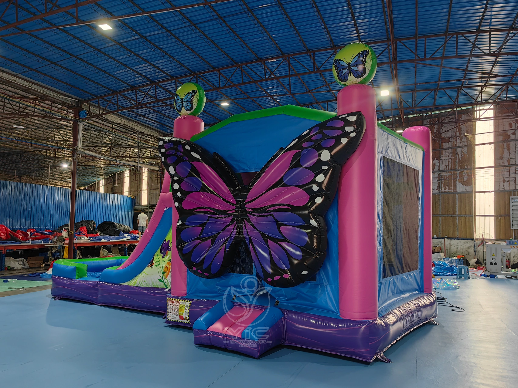 Butterfly bounce house combo product photo 3