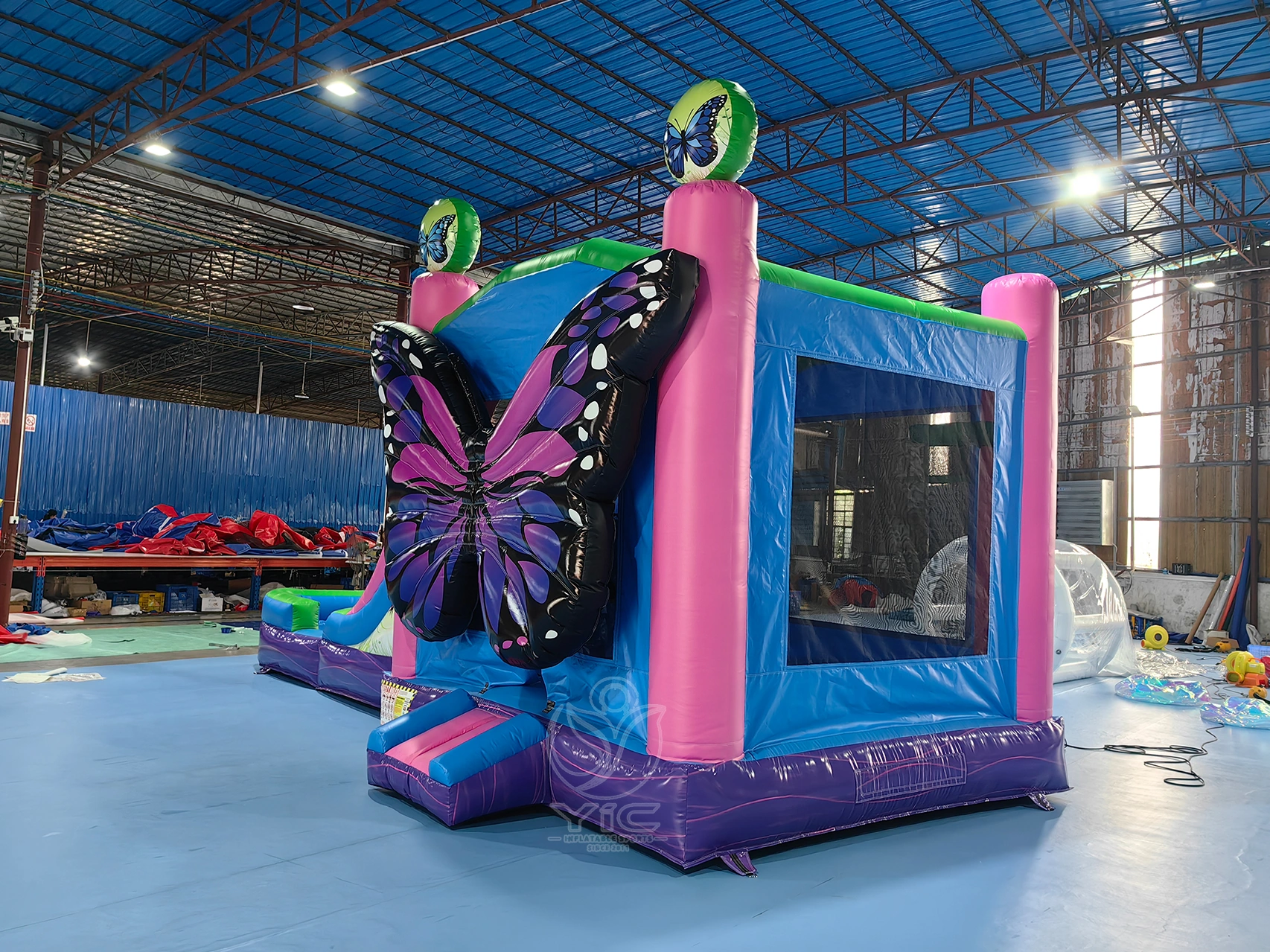 Butterfly bounce house combo product photo 4