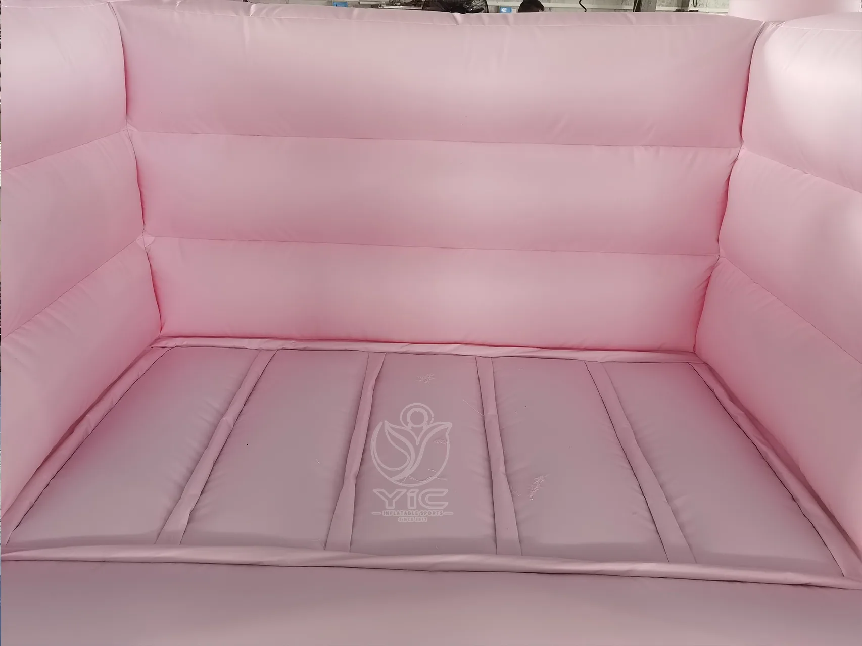 Light pink bounce house product photo 5