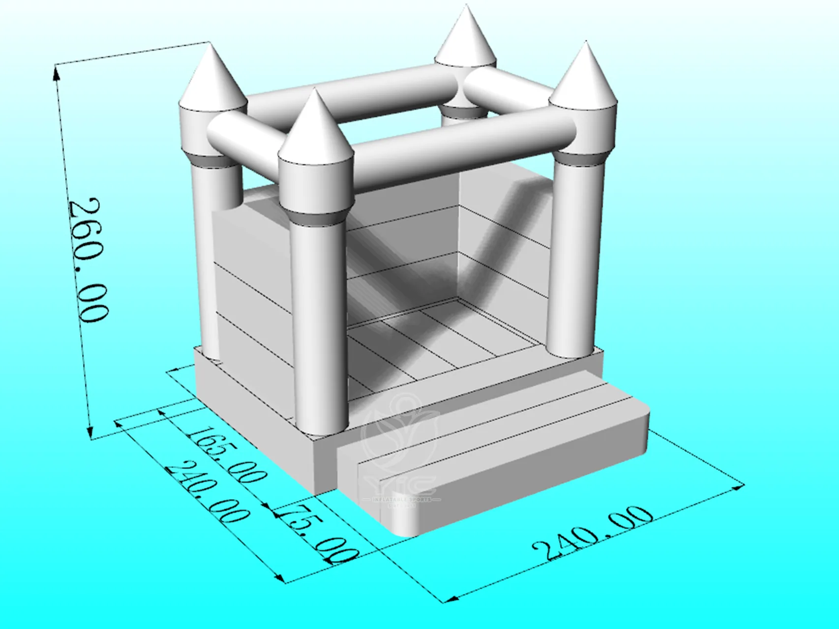 Wedding bouncy castle rental product photo 5
