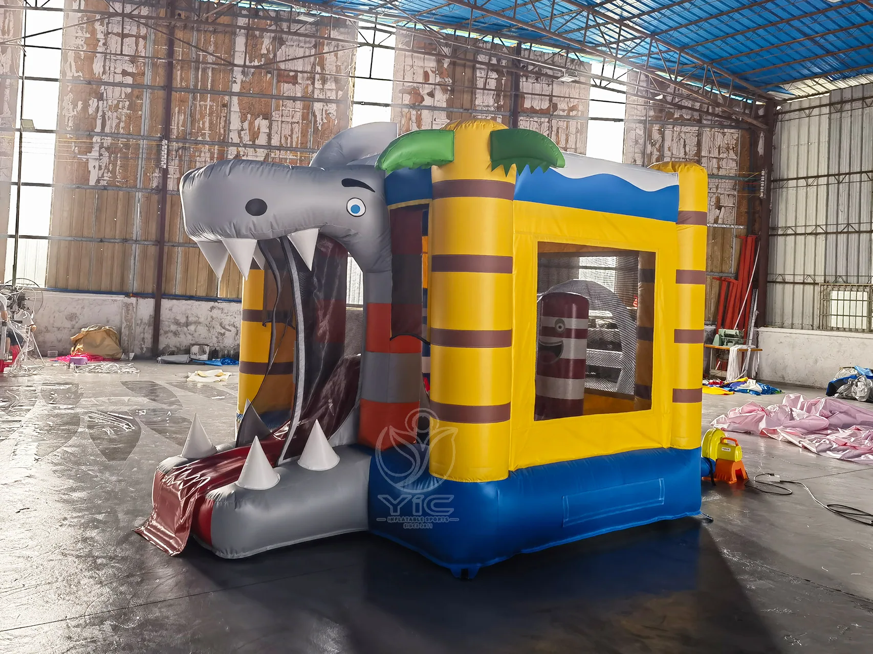 Hippo bounce house product photo 2