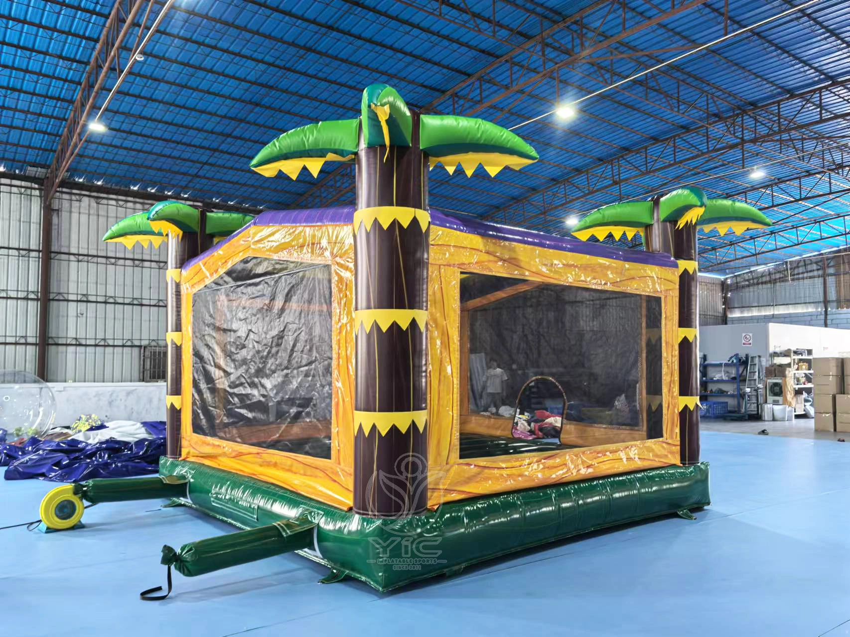 Palm tree bouncy castle product photo 5