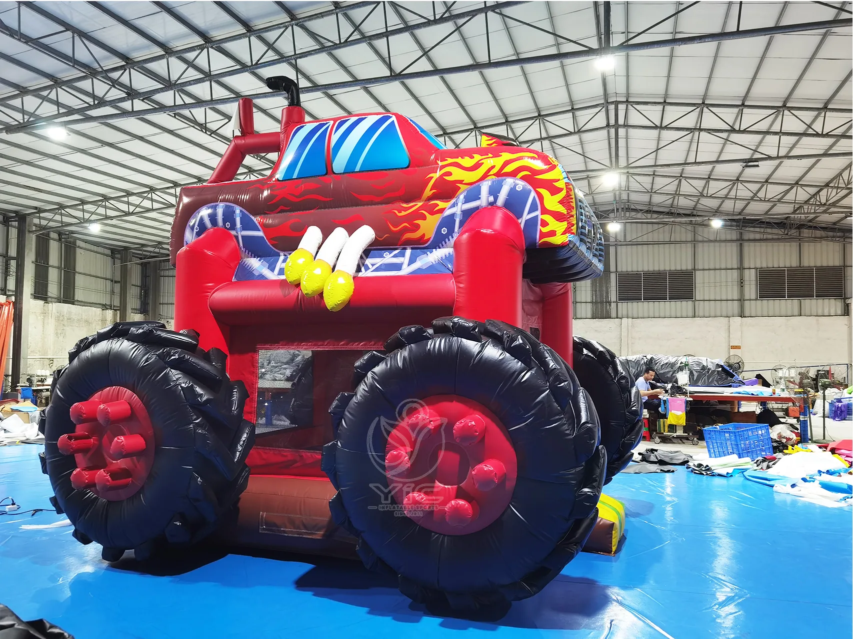 Monster truck bounce house rental product photo 2