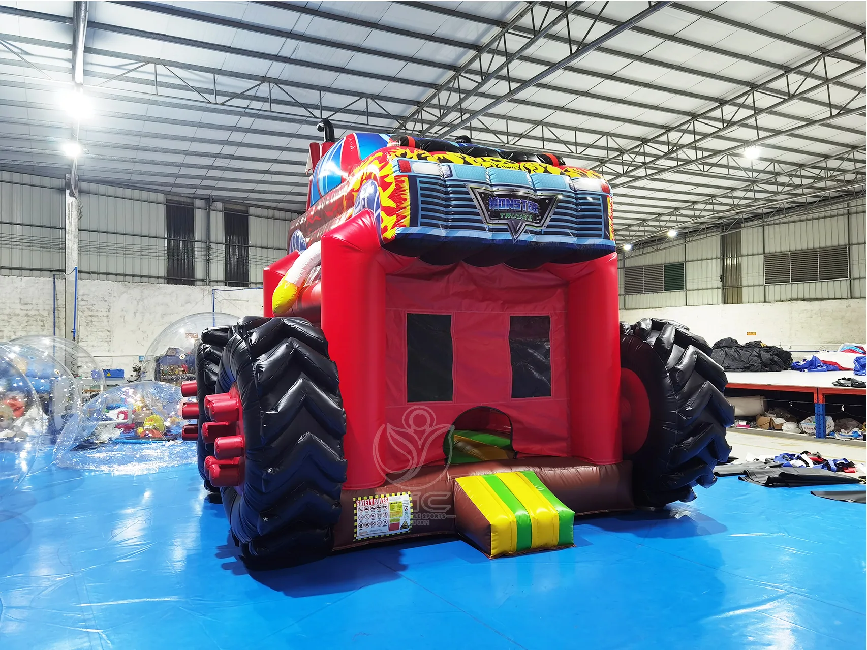 Monster truck bounce house rental product photo 3