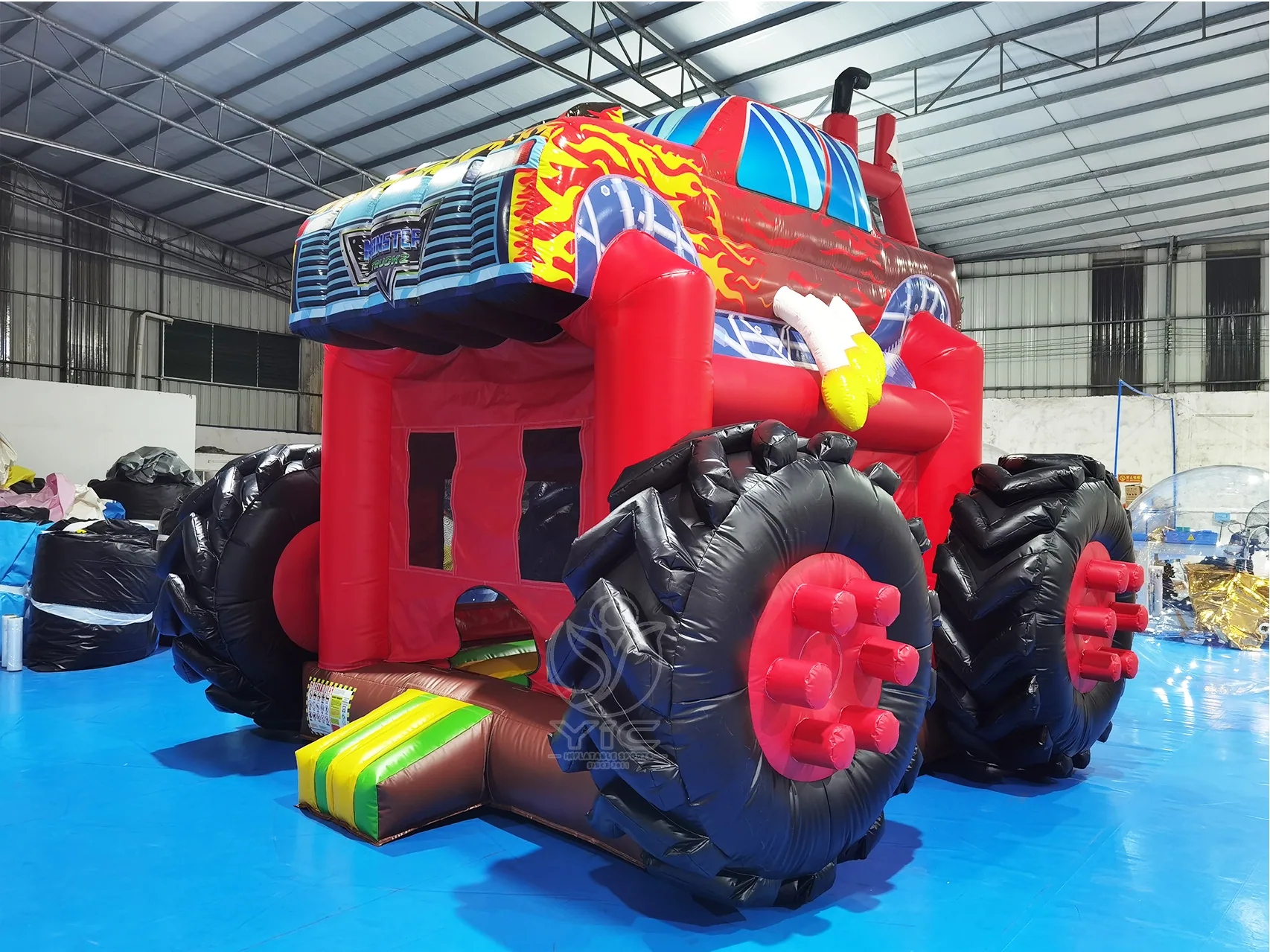 Monster truck bounce house rental product photo 4