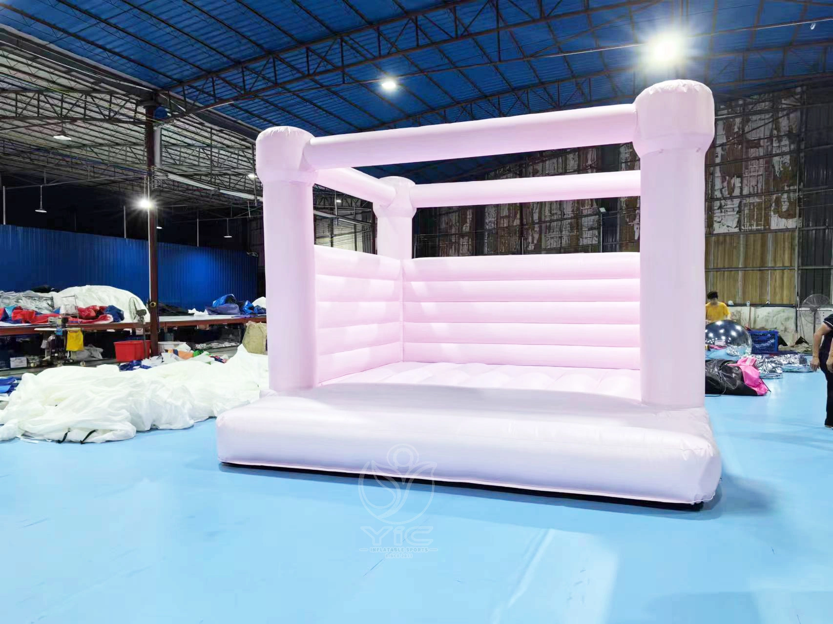 Pink castle bouncer product photo 4