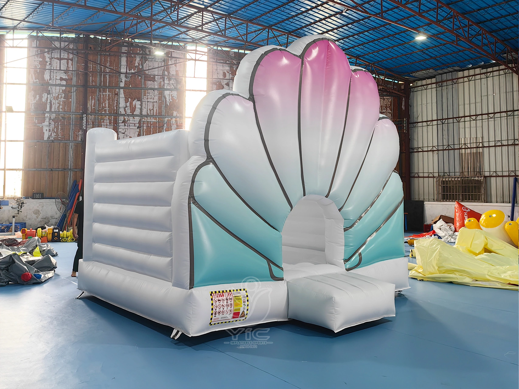 Shell bounce house, a commercial bounce house and bouncy castle by YIC Inflatable Sports Shell bounce house, a commercial bounce house and bouncy castle by YIC Inflatable Sports
