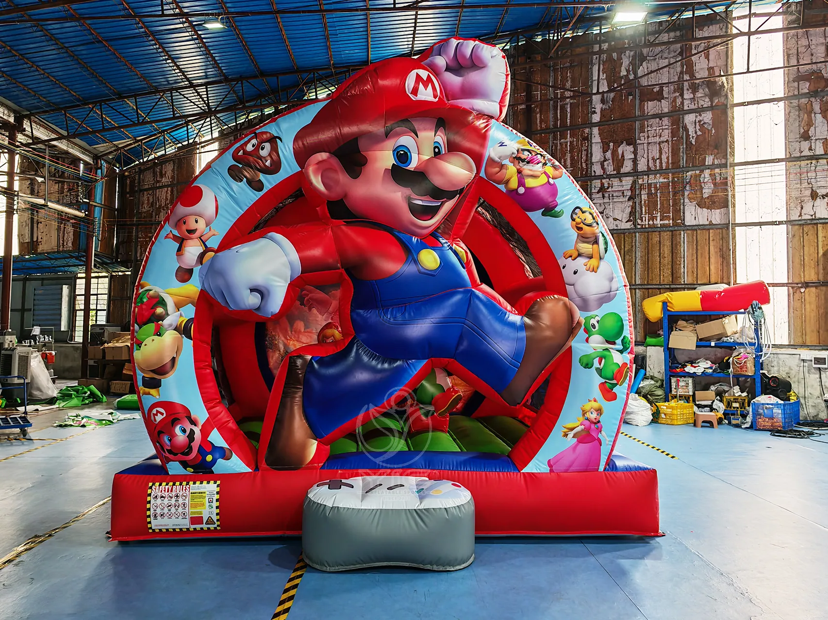 Mario bouncy castle, a commercial bounce house and bouncy castle by YIC Inflatable Sports