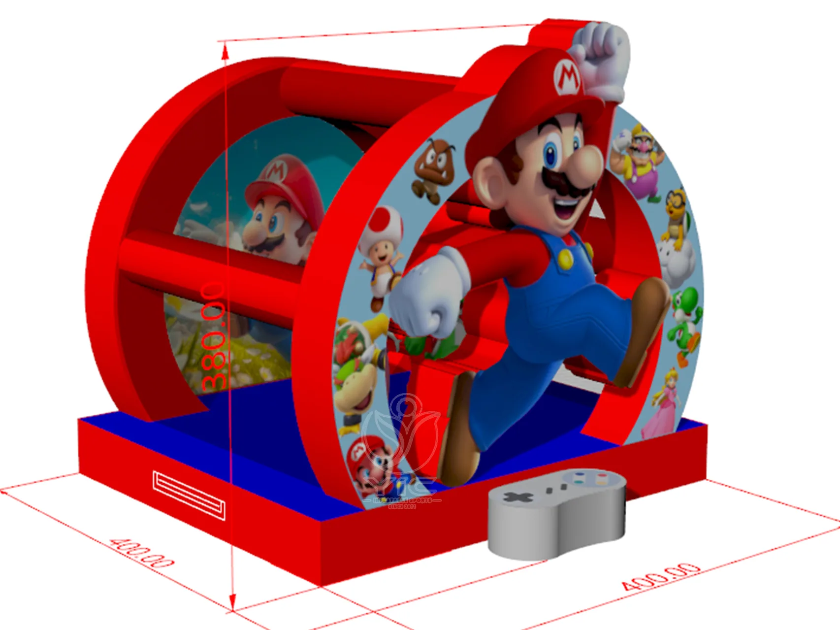 Mario bouncy castle product photo 5