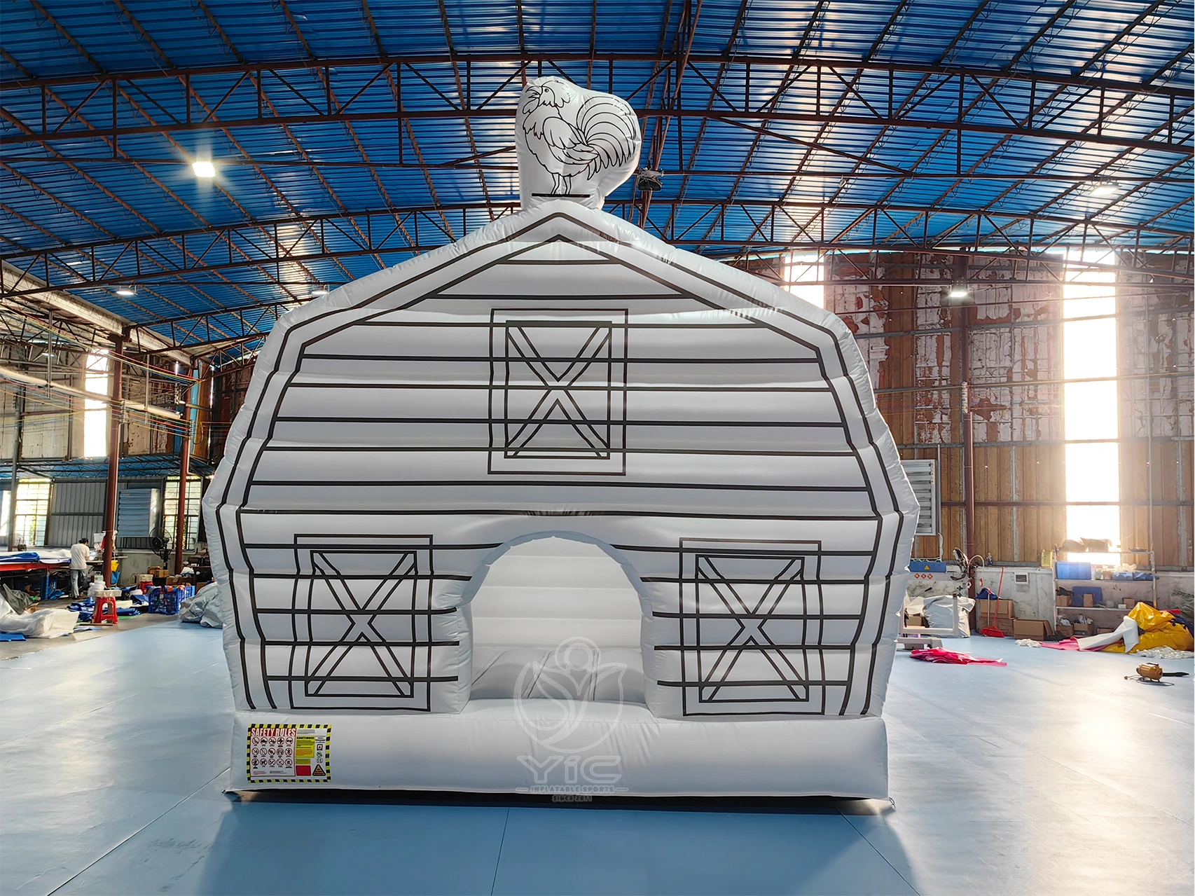 Rooster bounce house