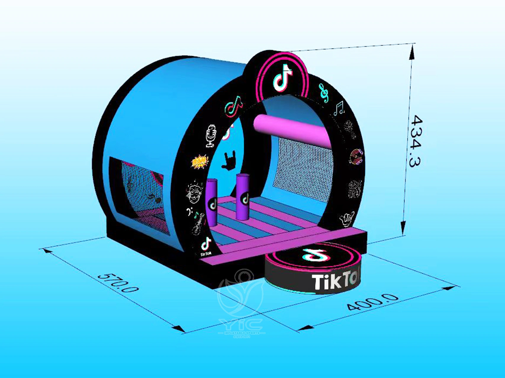 Tiktok bounce house product photo 5