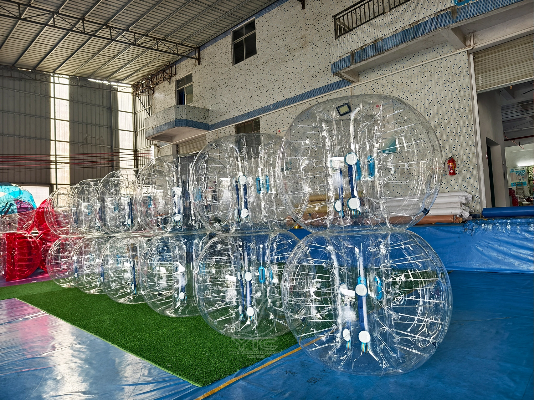 Kids blow up bumper balls product photo 3