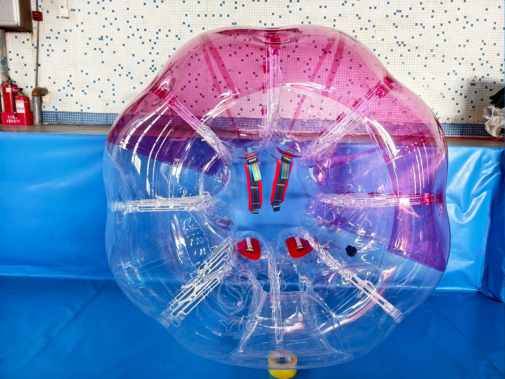 Inflatable human bubble balls, a commercial bumper ball and bubble-soccer attraction by YIC Inflatable Sports Inflatable human bubble balls, a commercial bumper ball and bubble-soccer attraction by YIC Inflatable Sports