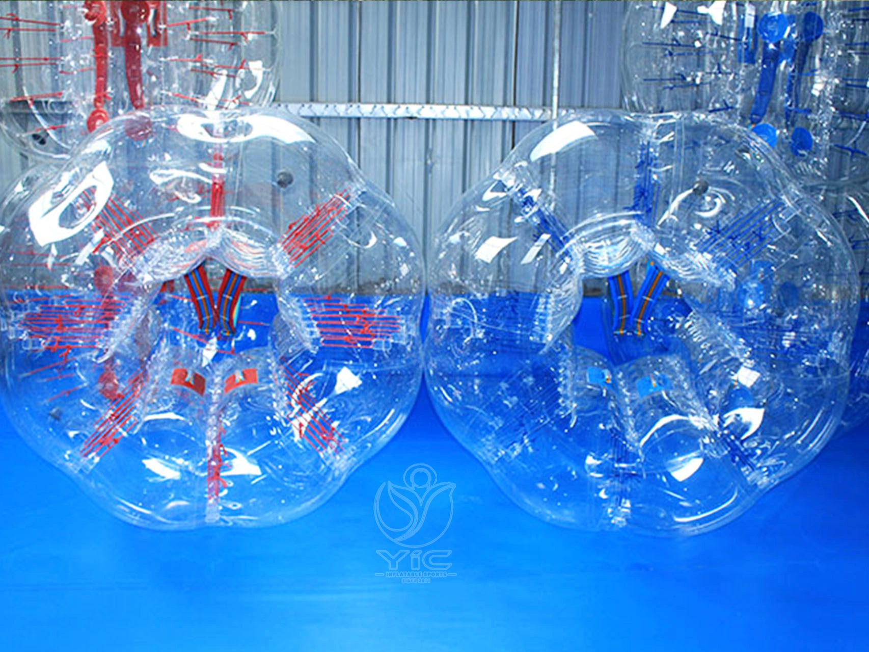 Bubble soccer suits