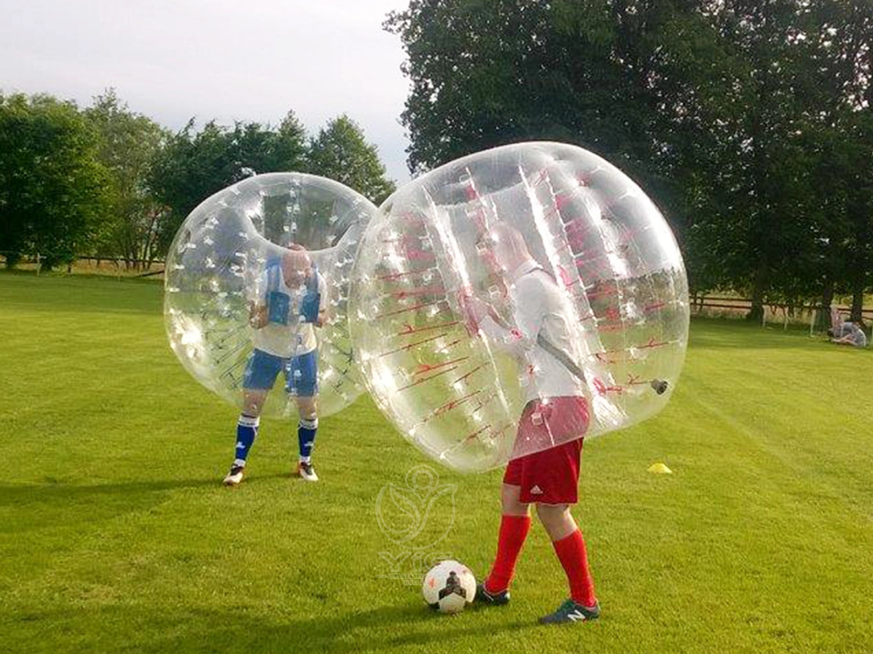Inflatable bubble suit for adults product photo 2