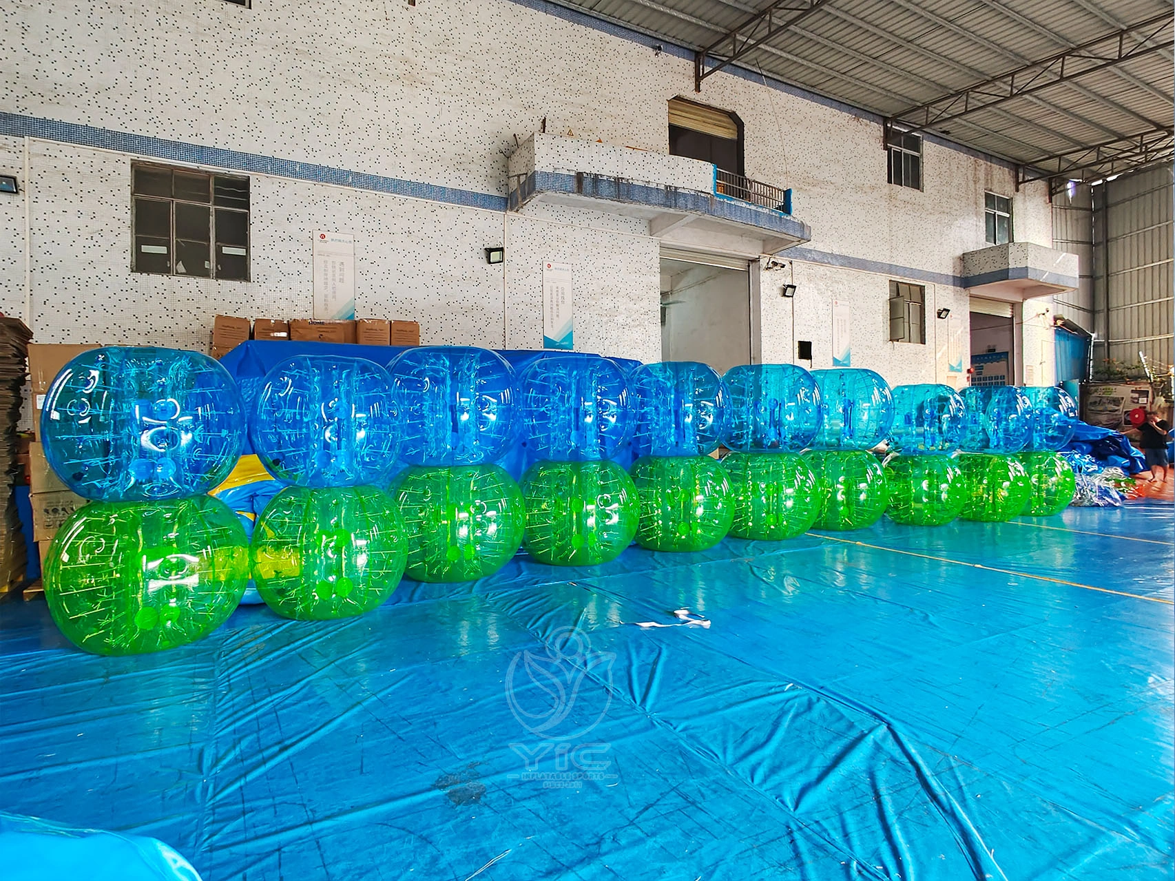 Inflatable soccer ball suit product photo 2
