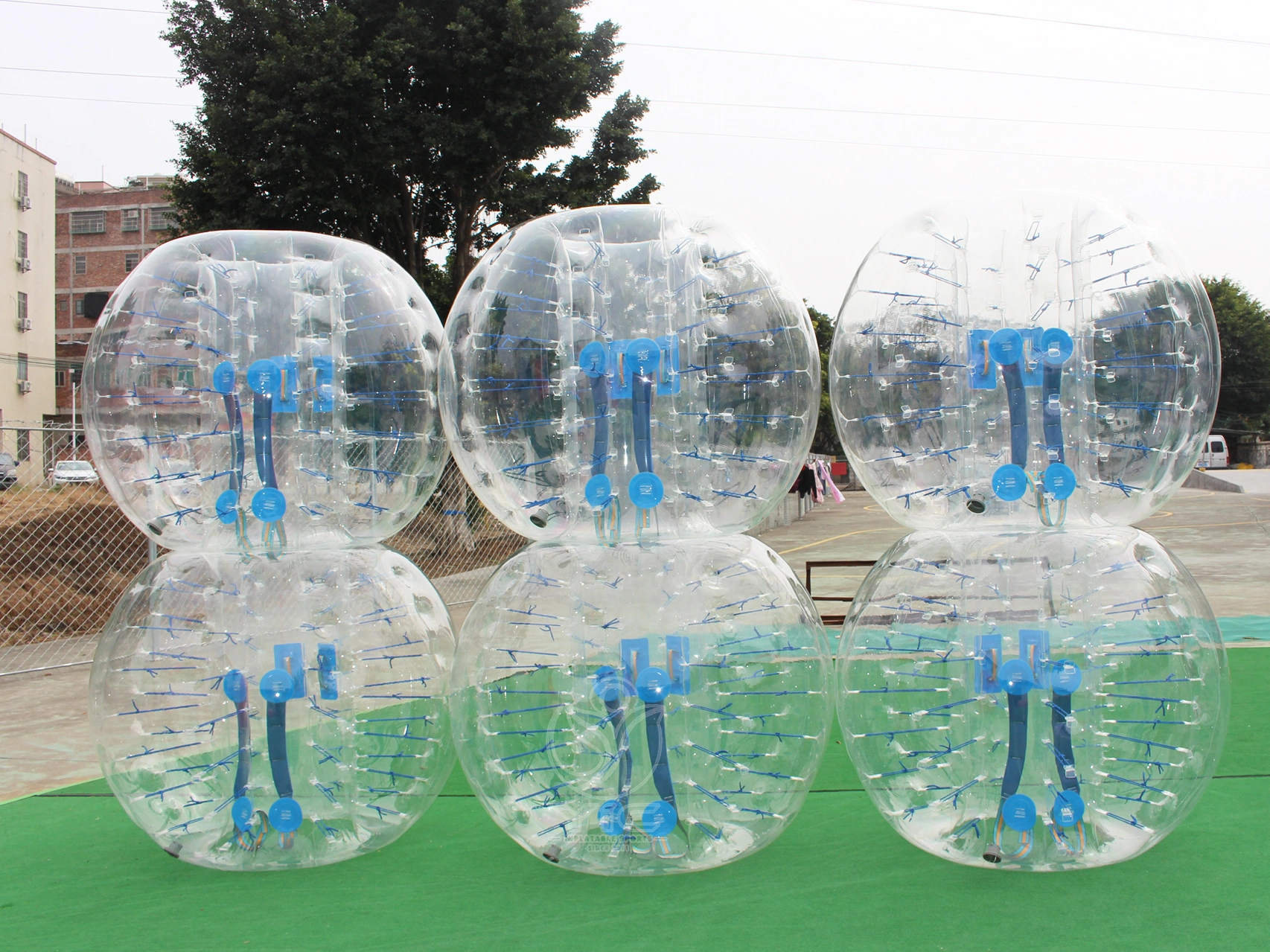 Inflatable soccer bubbles, a commercial bumper ball and bubble-soccer attraction by YIC Inflatable Sports Inflatable soccer bubbles, a commercial bumper ball and bubble-soccer attraction by YIC Inflatable Sports