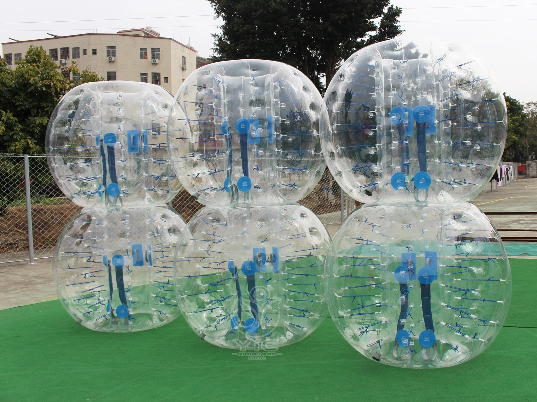 Inflatable soccer bubbles product photo 2
