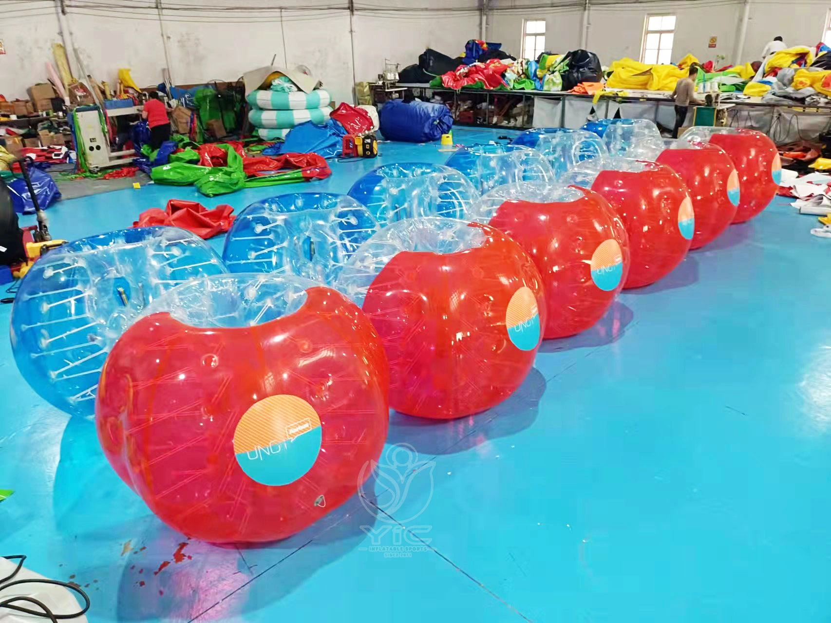 Inflatable bumper balls
