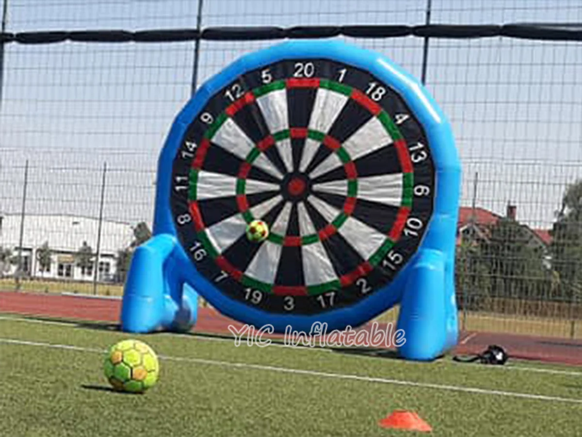 Blow up soccer dart board product photo 2