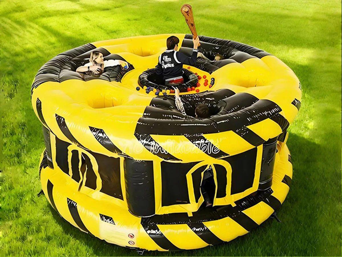 Commercial inflatable human whack-a-mole arena, a commercial commercial human whack-a-mole arena by YIC Inflatable Sports
