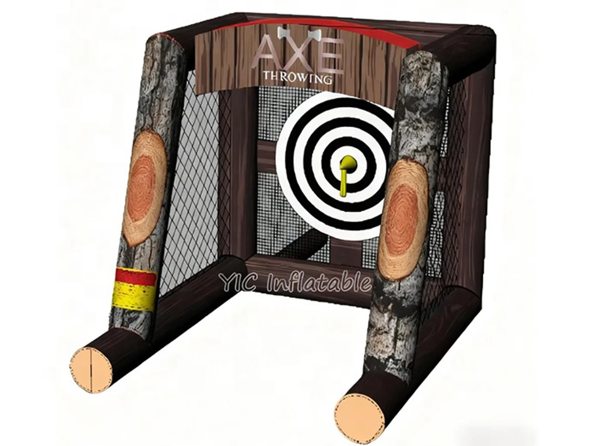 Dual target axe throwing inflatable product photo 5
