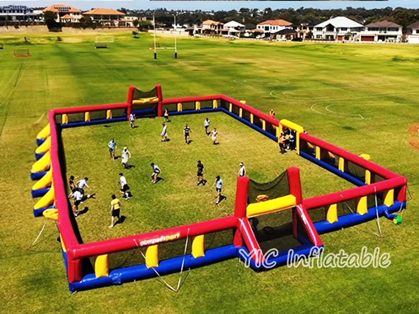 Giant inflatable soccer field product photo 2