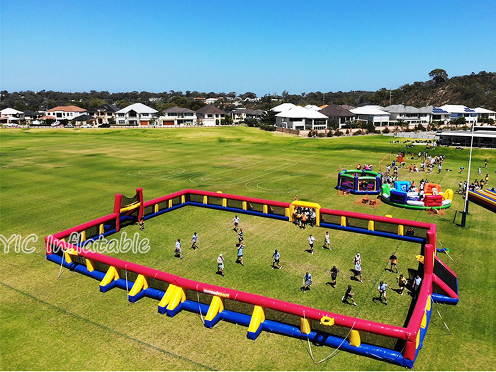 Giant inflatable soccer field product photo 3