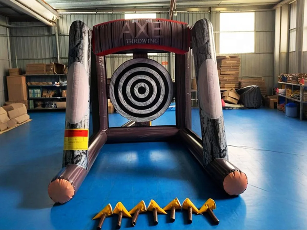 Inflatable axe throwing game product photo 2